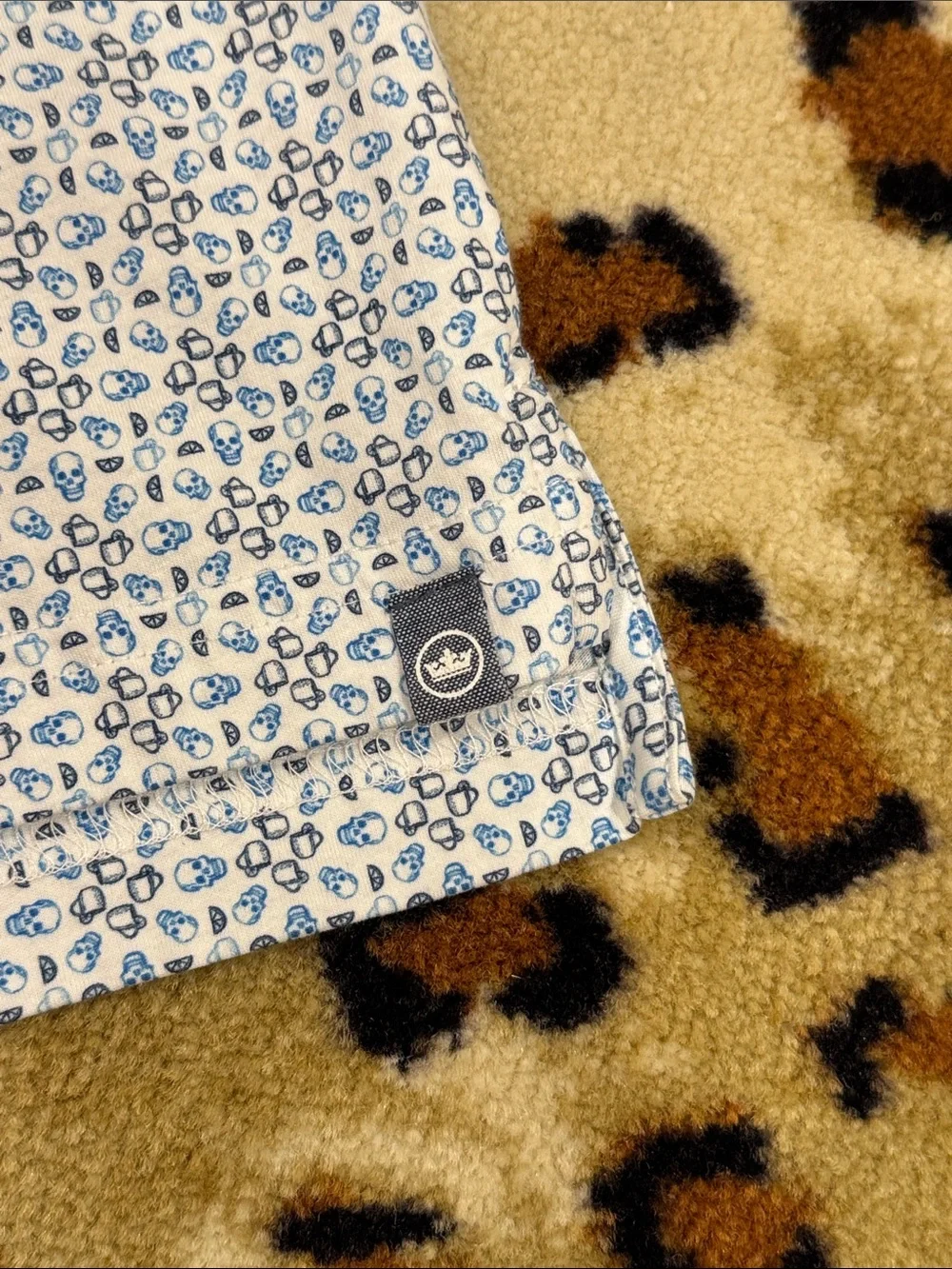 Peter Millar Light Blue Micro-Pattern Polo - Picture 5 of 5